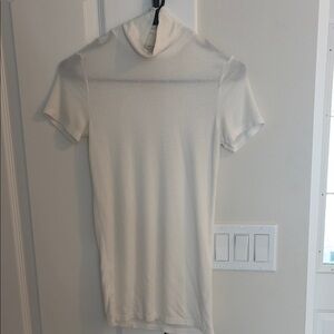 Wilfred Cream Ribbed Knit Top